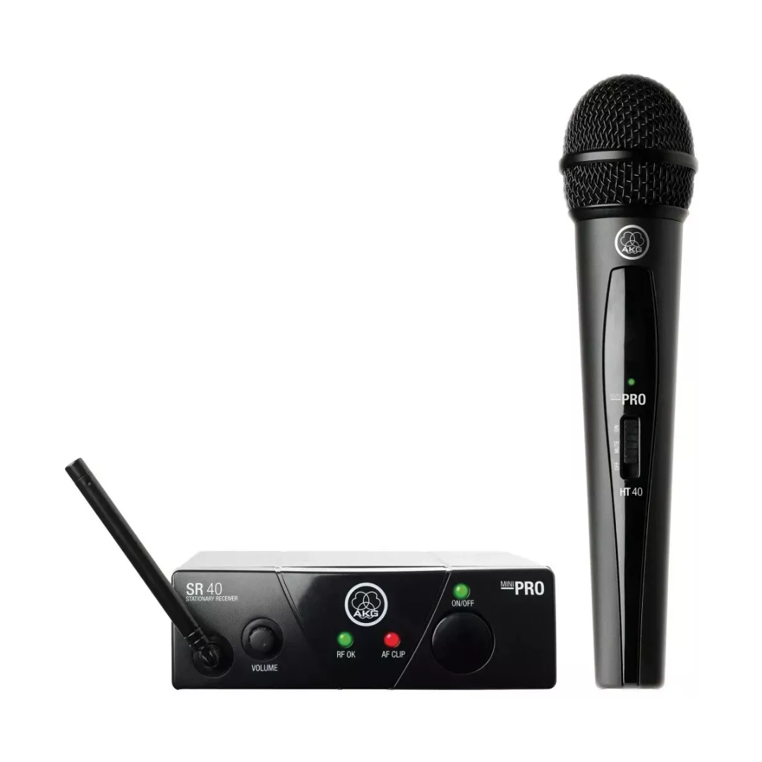 AKG Pro Audio WMS40 Mini Vocal Set BD US45C Wireless Microphone System