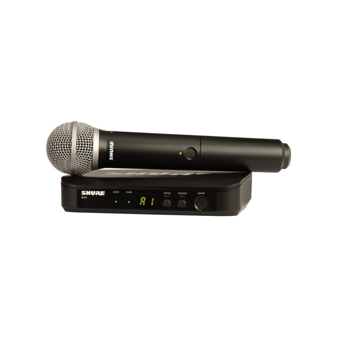 Shure BLX24UK/PG58X-K14 Wireless Handheld Microphone System w/ PG58A