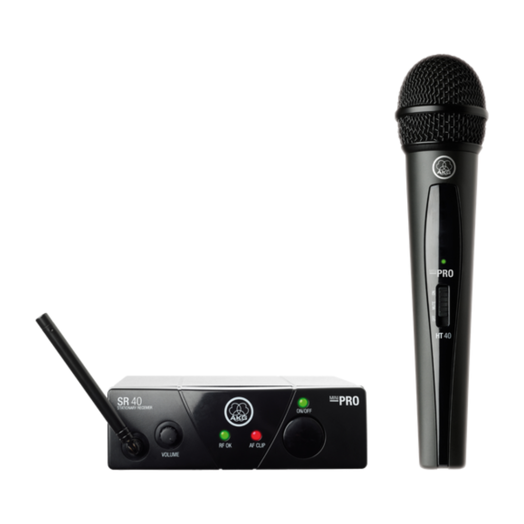AKG WMS40MINI VOC-SET BD US25C Mini Single Vocal Set Wireless Microphone System