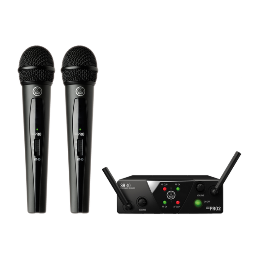 AKG WMS40MINI2 VOC-SET US25B/D Mini Dual Vocal Set Wireless Microphone System