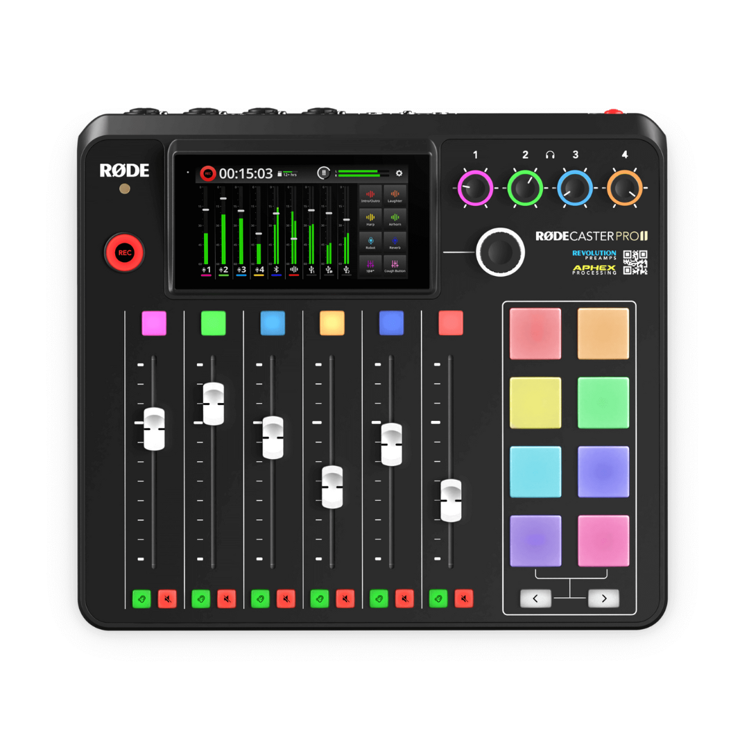 Rode RODECaster Pro II Integrated Audio Production Studio Console - RCPII