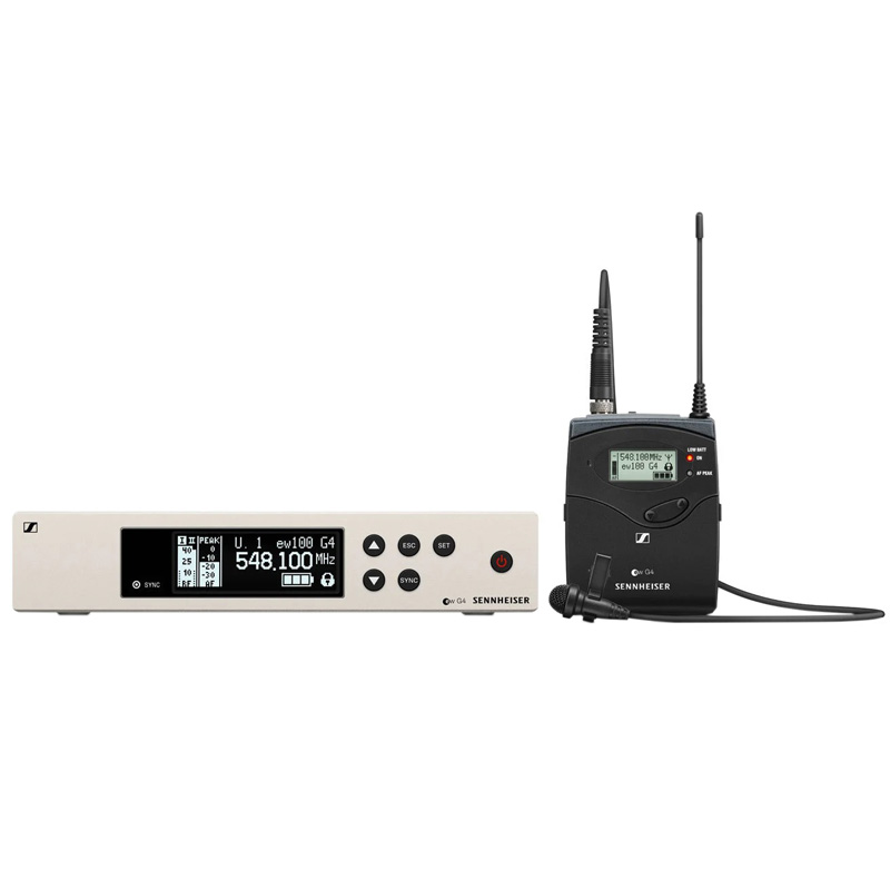 Sennheiser EW 100 Wireless Lavalier Microphone Set EW 100 G4-ME2-B #507504