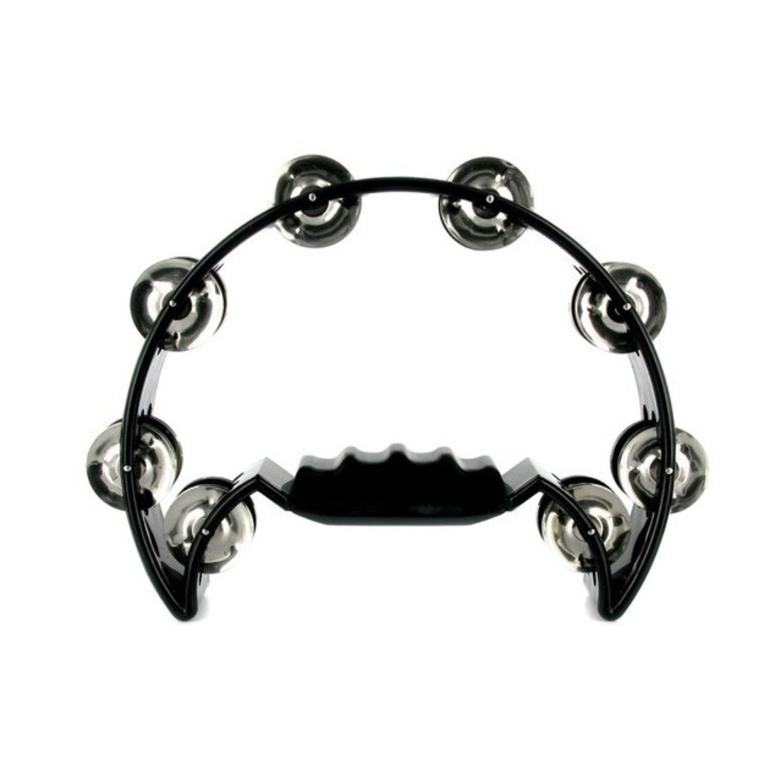 Millenium HT200BK Tambourine with 16 Pairs of Jingles - Black